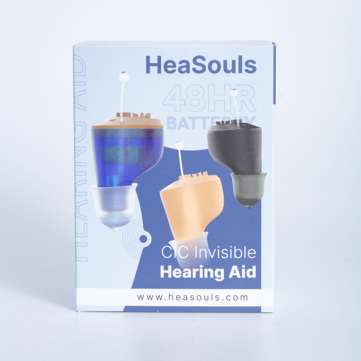 HeaSouls CIC Hearing Aids +  UV Sterilizer