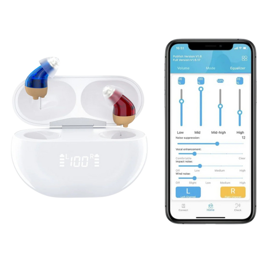 Clairons™ Micro CIC Hearing Aids (App Controlled)
